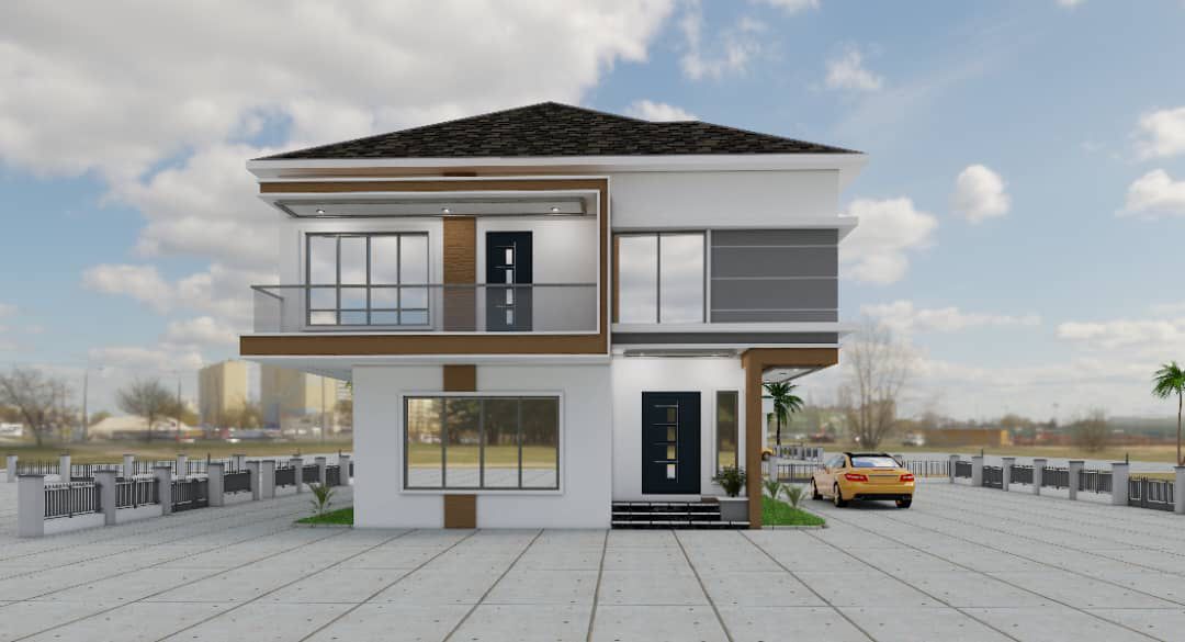 5-Bedroom Fully detached Duplex full view